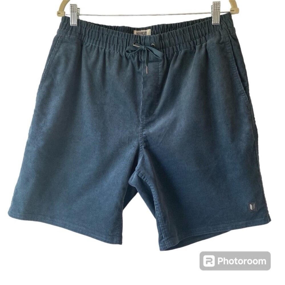 Linksoul Corduroy Golf Shorts Casual Teal Green Size XL Pockets